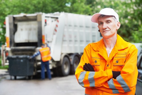 Professional house clearance services in action