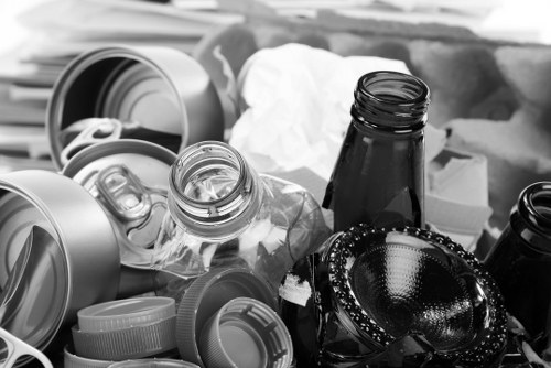 Illustration of cubic yard measurements for waste volume